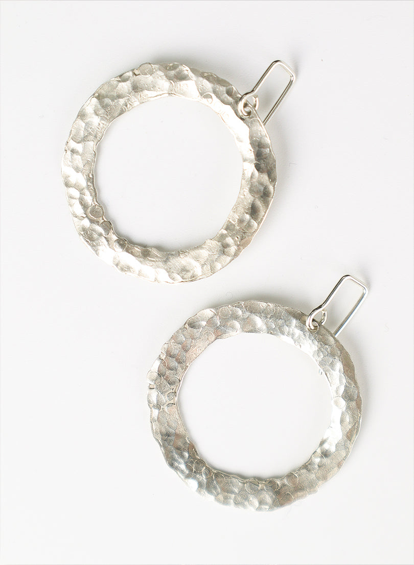 Textured Hoop Earrings