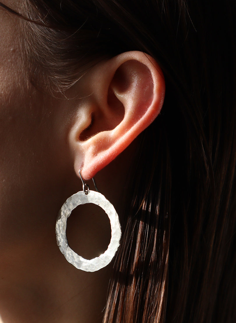 Textured Hoop Earrings