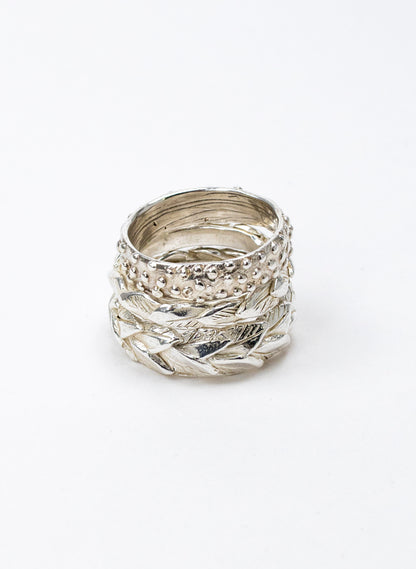 Fluid Stacking Ring - Sterling Silver