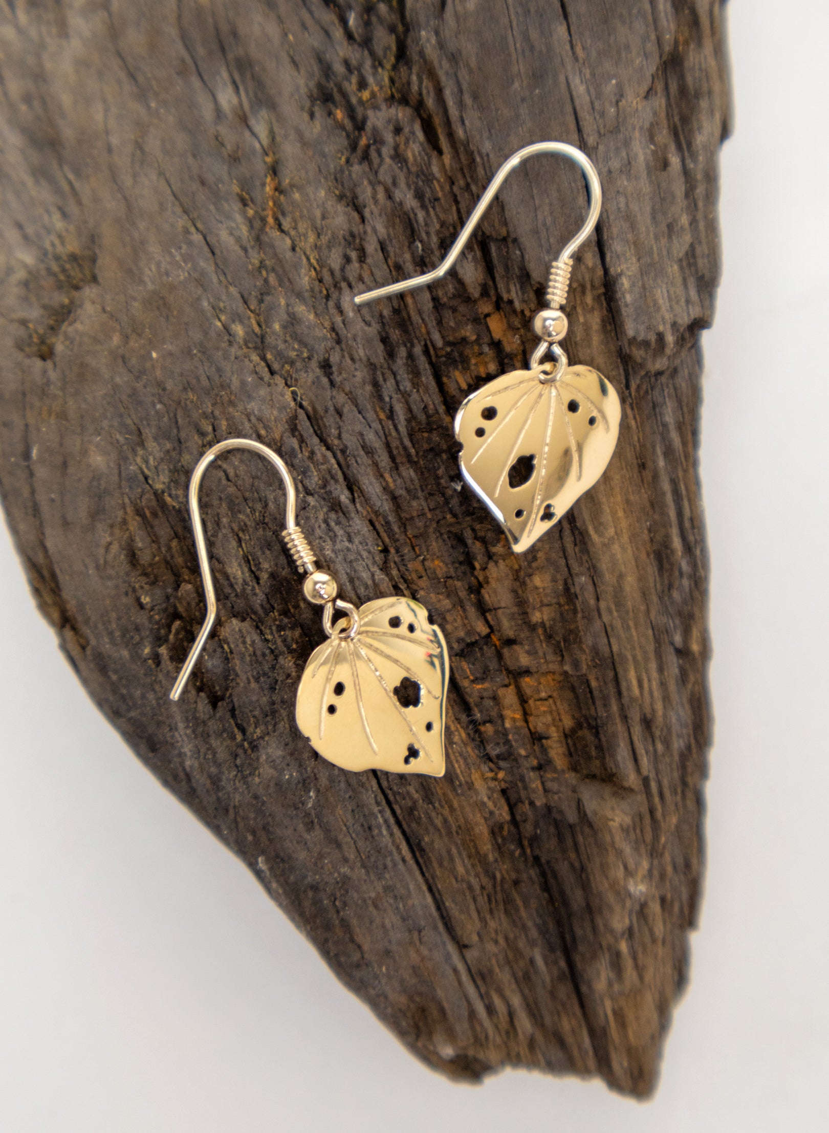 9ct Gold Kawakawa Earring