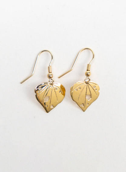 9ct Gold Kawakawa Earring