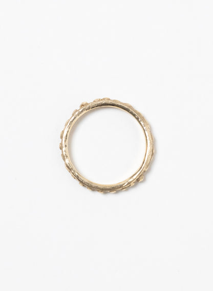 Fluid Stacking Ring + 9ct Yellow Gold