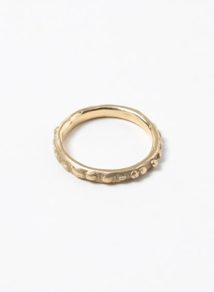 Fluid Stacking Ring + 9ct Yellow Gold