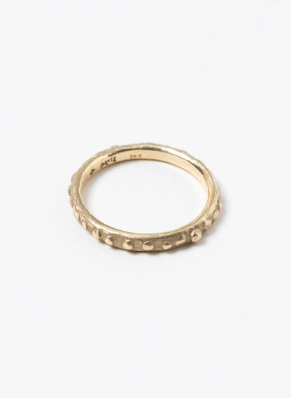 Fluid Stacking Ring + 9ct Yellow Gold