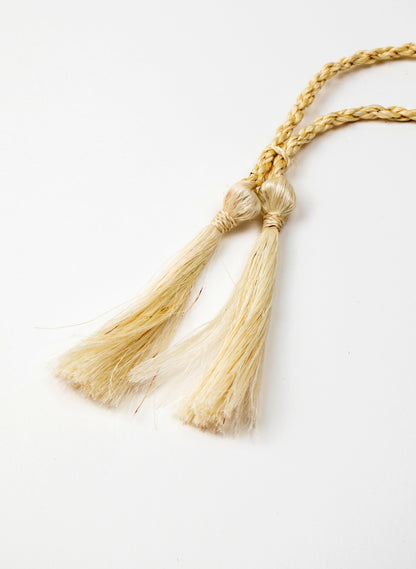 Short Handle Muka and Raupō Poi - Natural