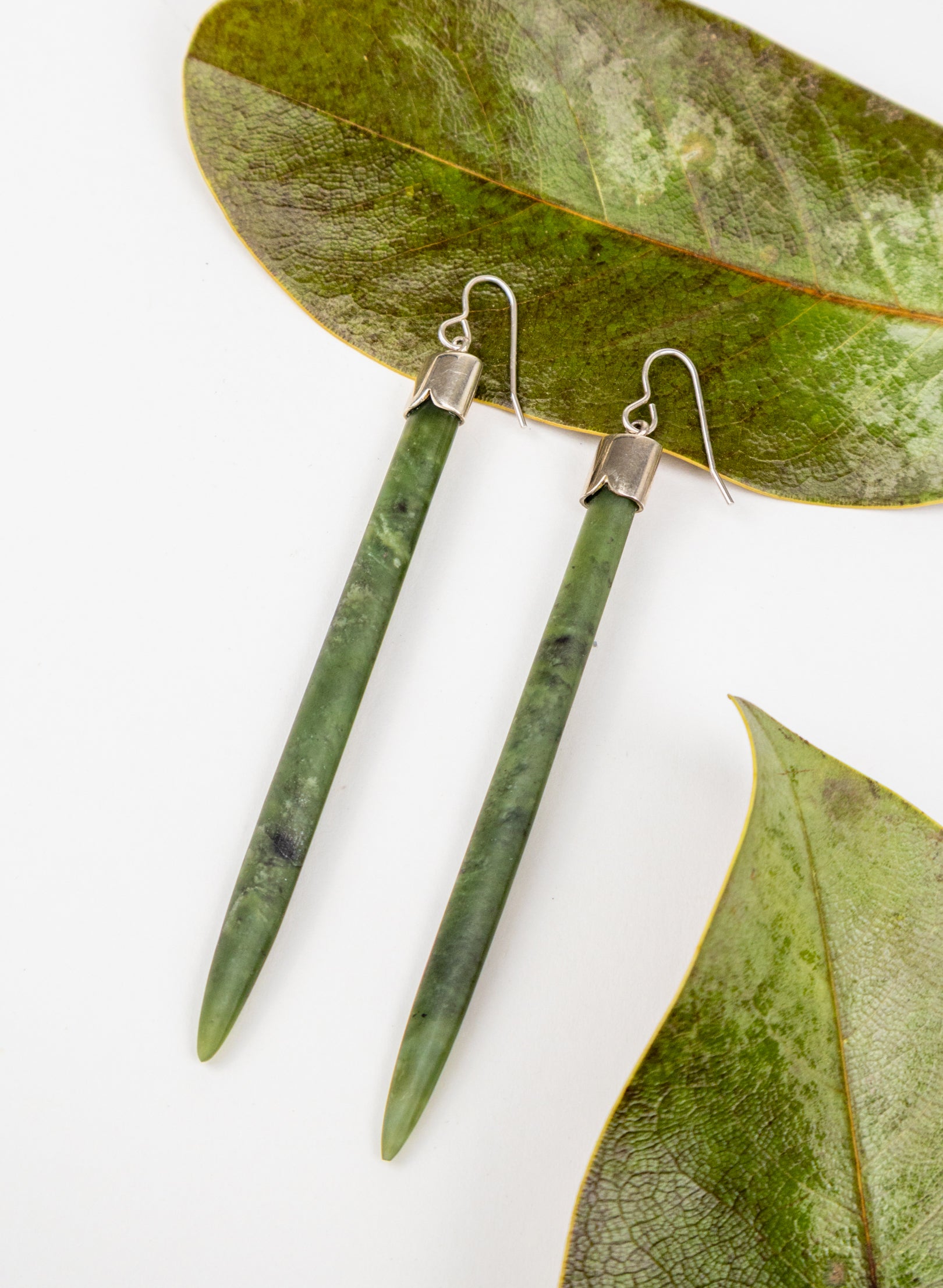 Pounamu Drop Earrings