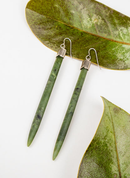 Pounamu Drop Earrings