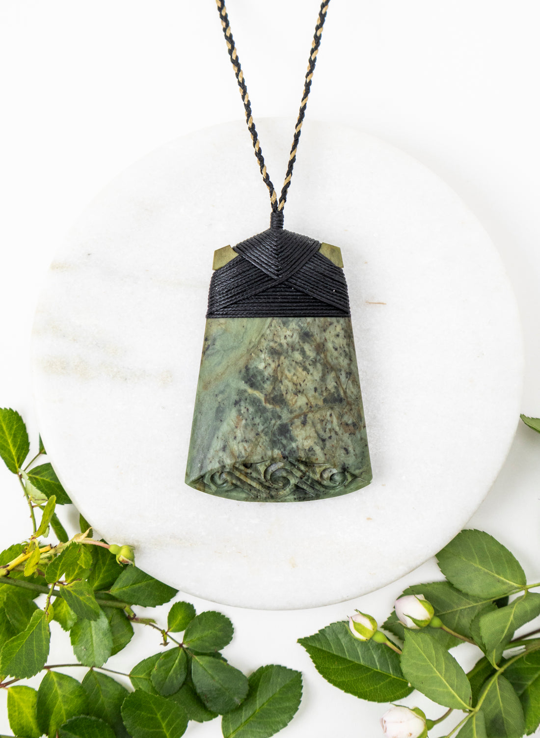 Engraved Toki Pounamu