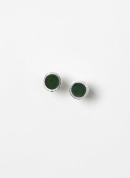 Pounamu Stud Earrings