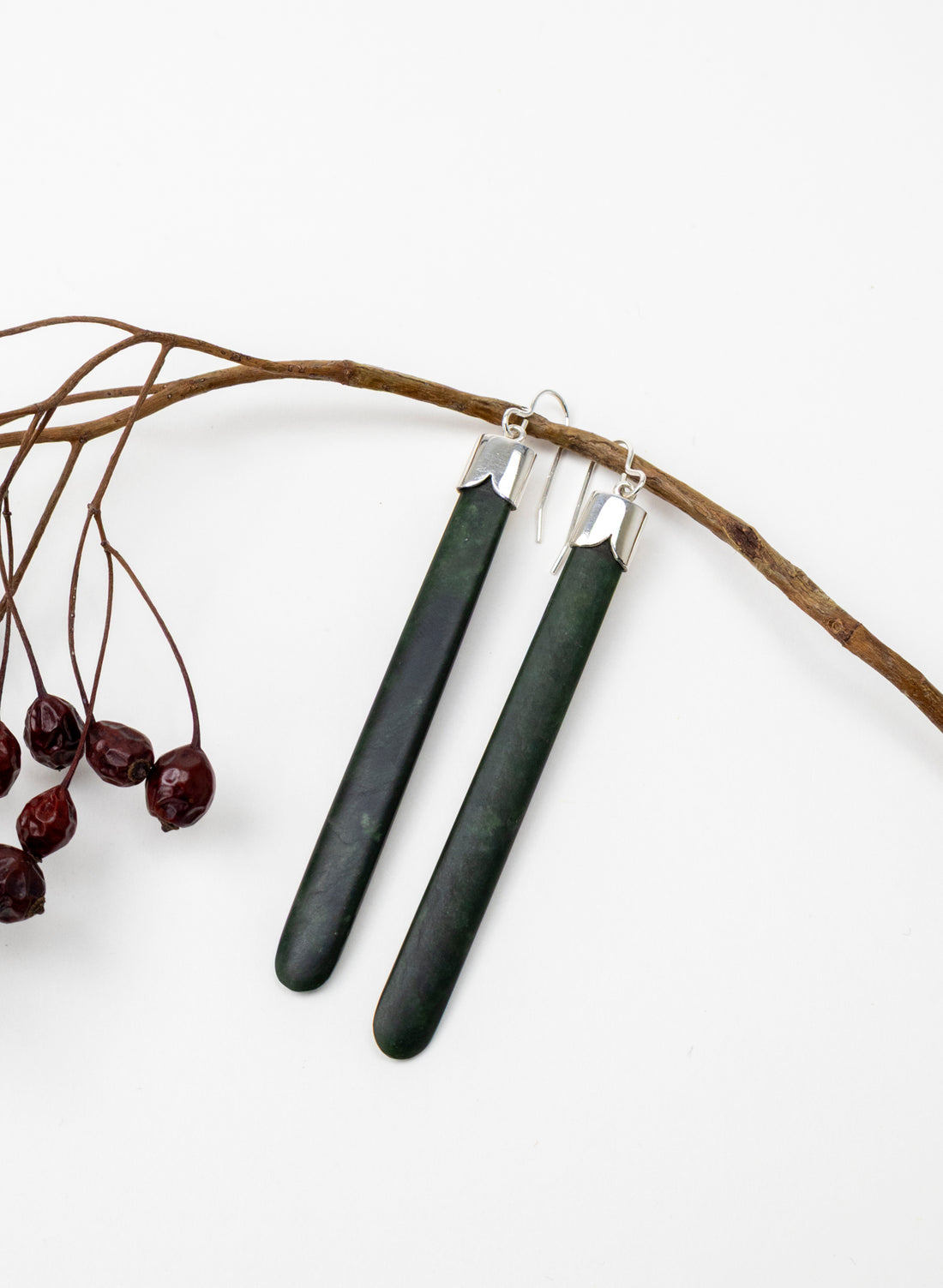 Pounamu Drop Earrings