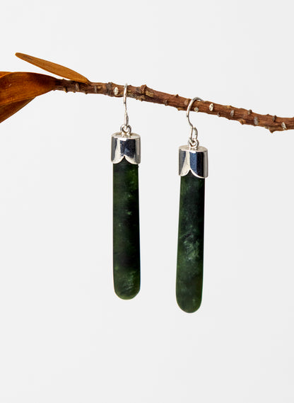 Pounamu Drop Earrings