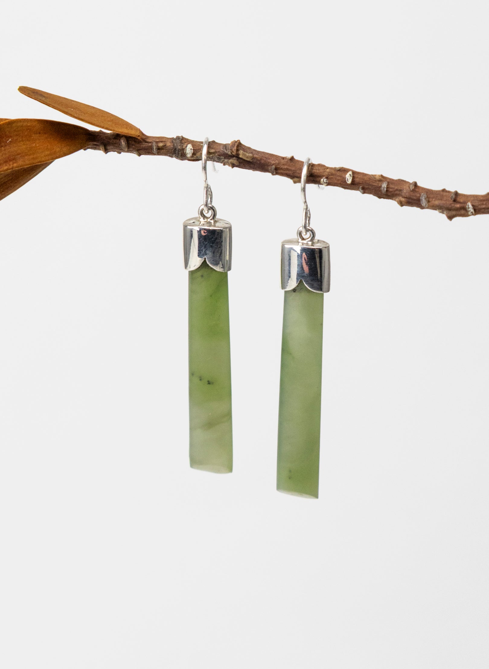 Pounamu Drop Earrings