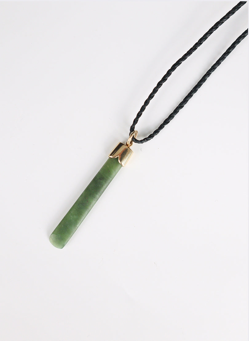 Capped Gold Pounamu Pendant