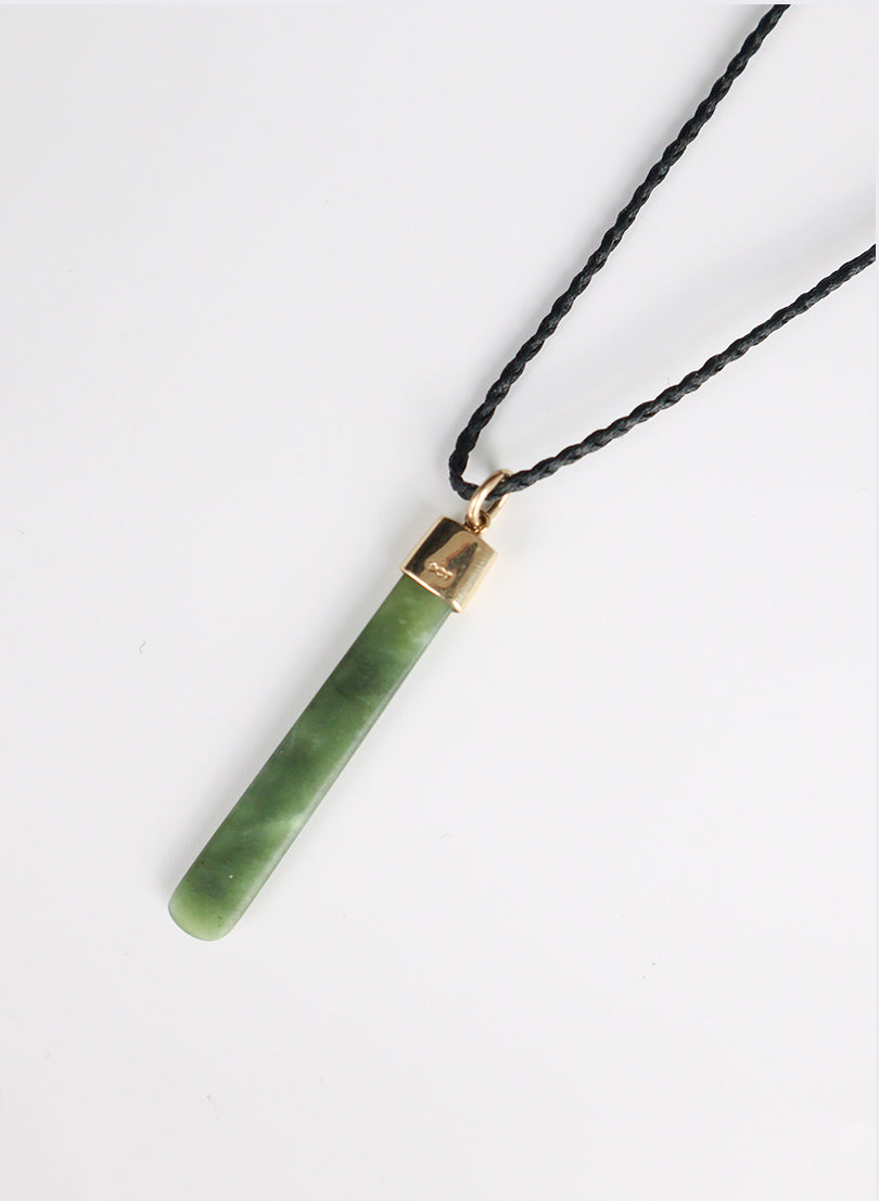 Capped Gold Pounamu Pendant