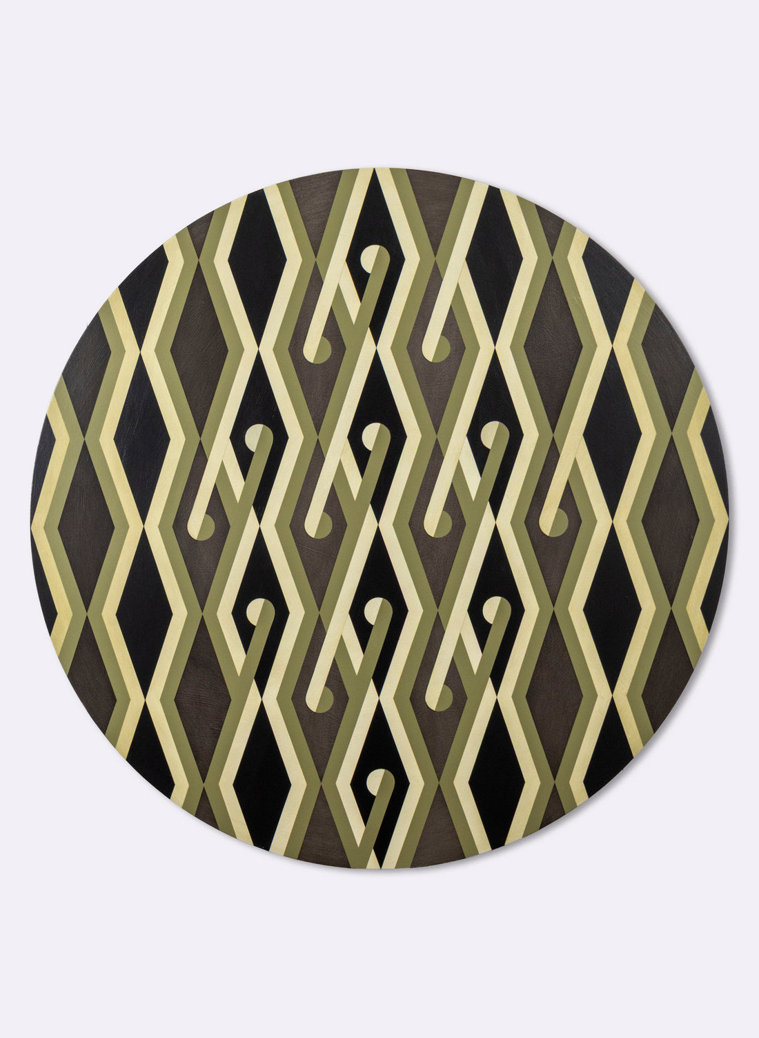 Pātiki Tāniko Koru - Original Painting