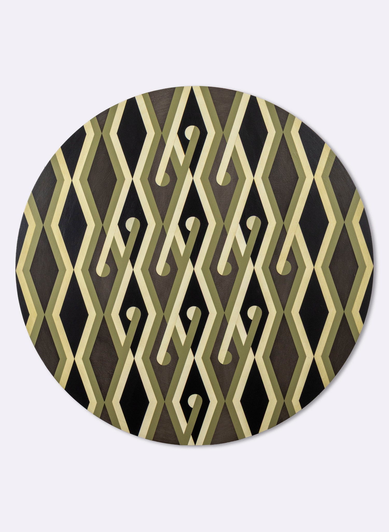 Pātiki Tāniko Koru - Original Painting