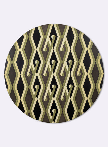 Pātiki Tāniko Koru - Original Painting