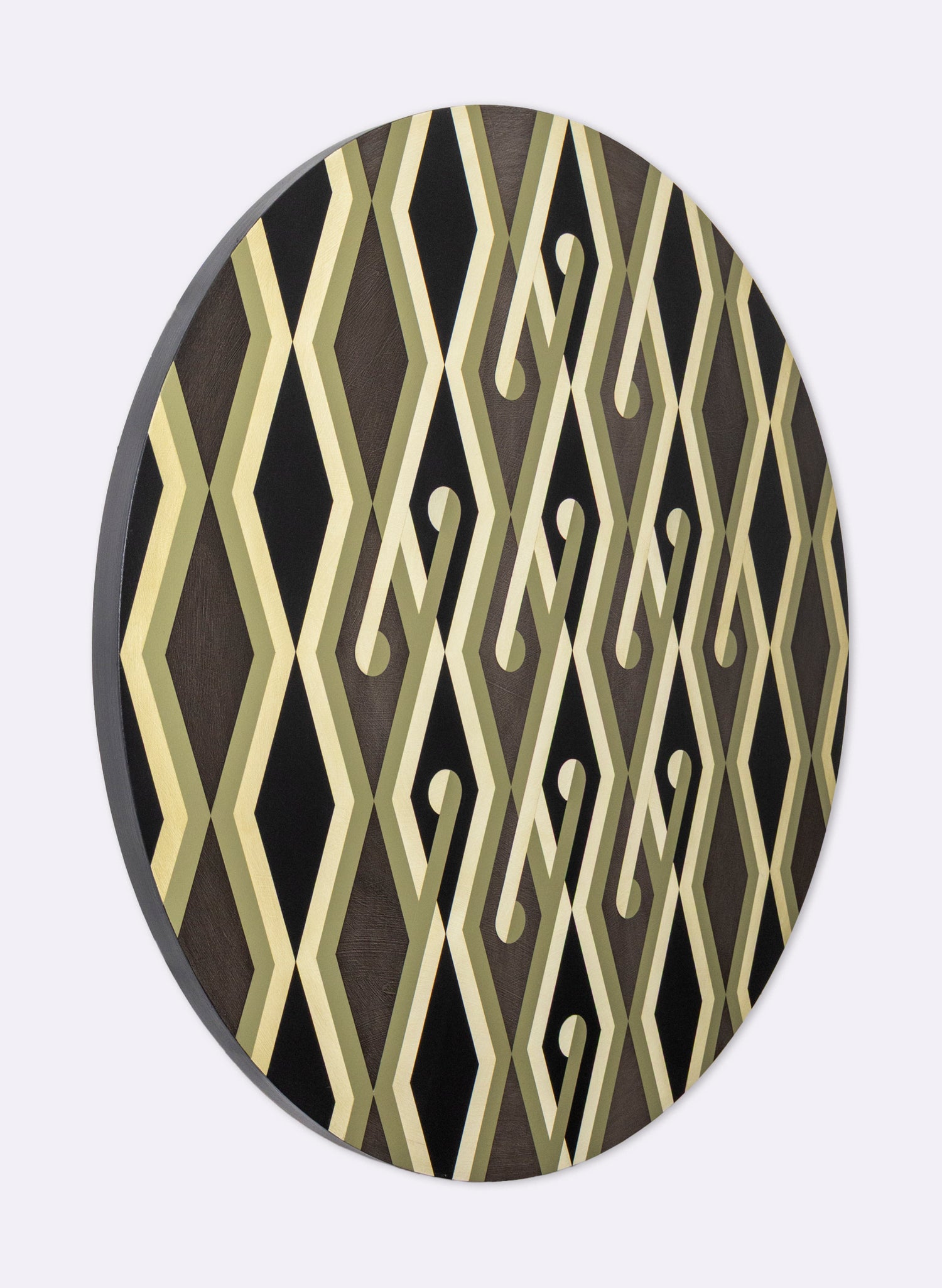 Pātiki Tāniko Koru - Original Painting