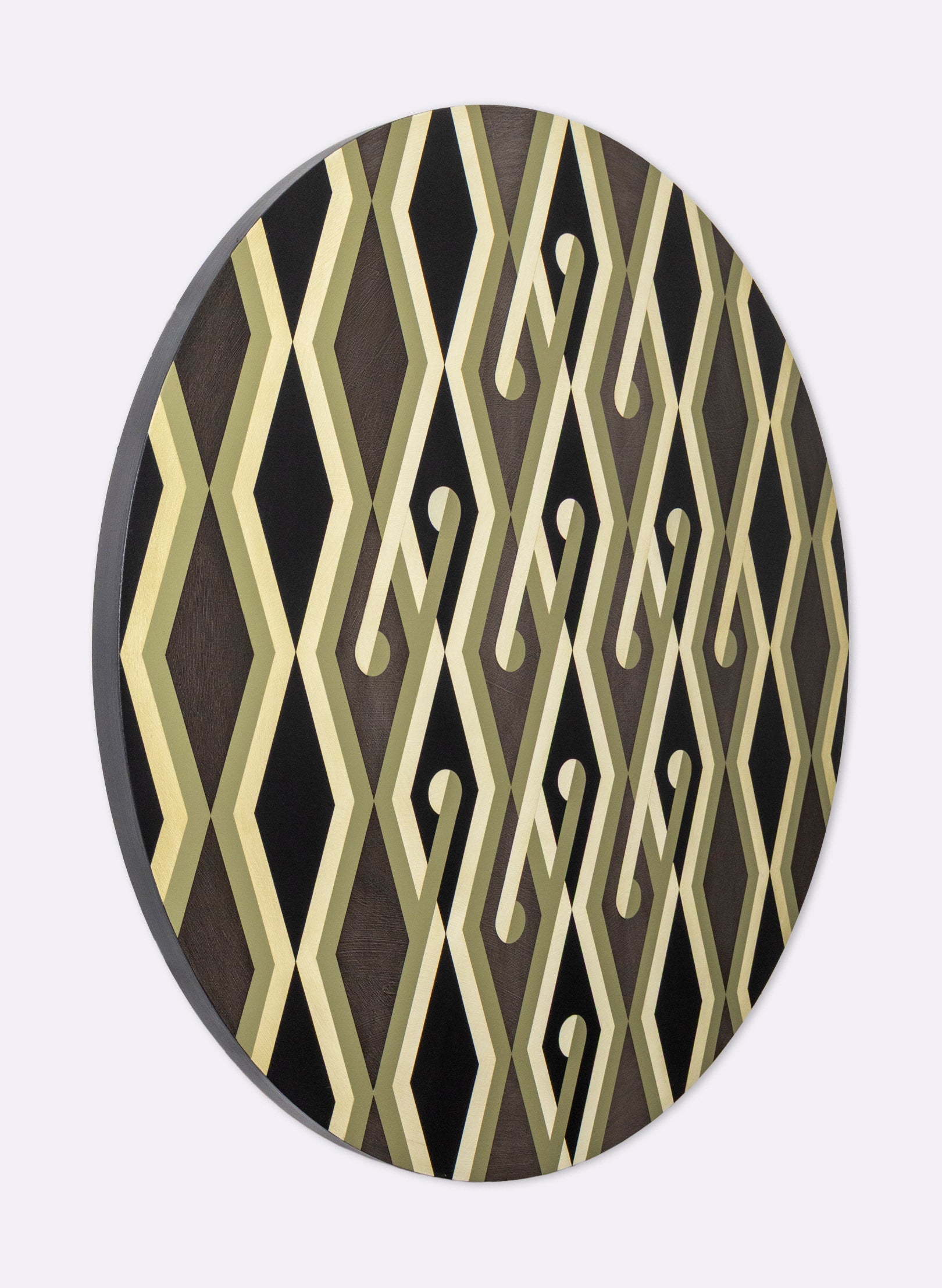 Pātiki Tāniko Koru - Original Painting