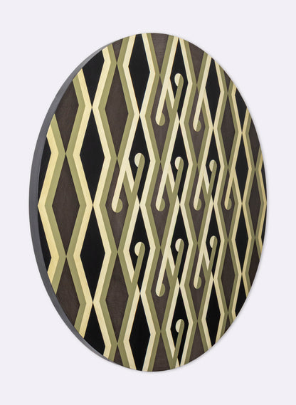 Pātiki Tāniko Koru - Original Painting