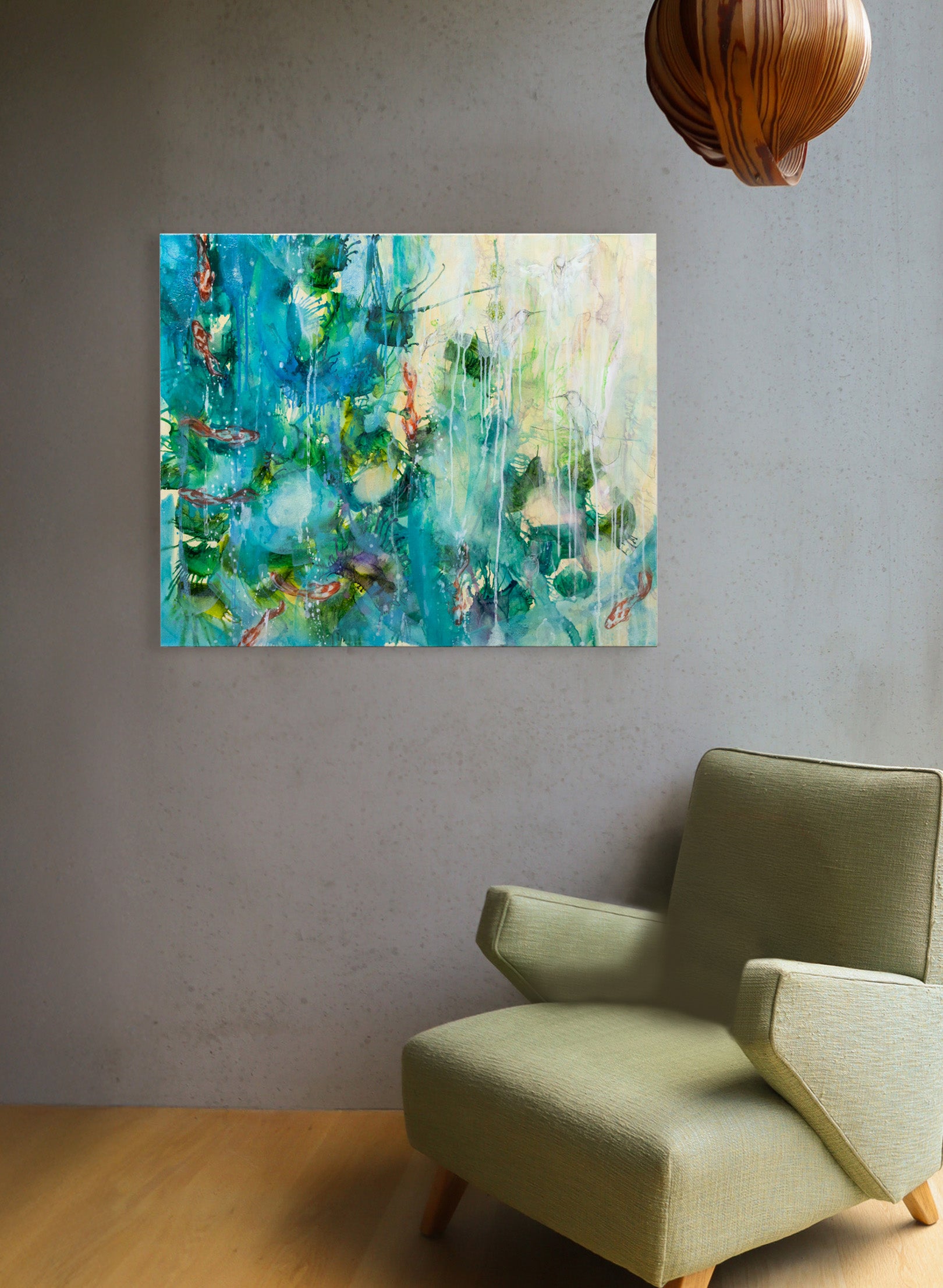 Emerald After Effect - Original Painting