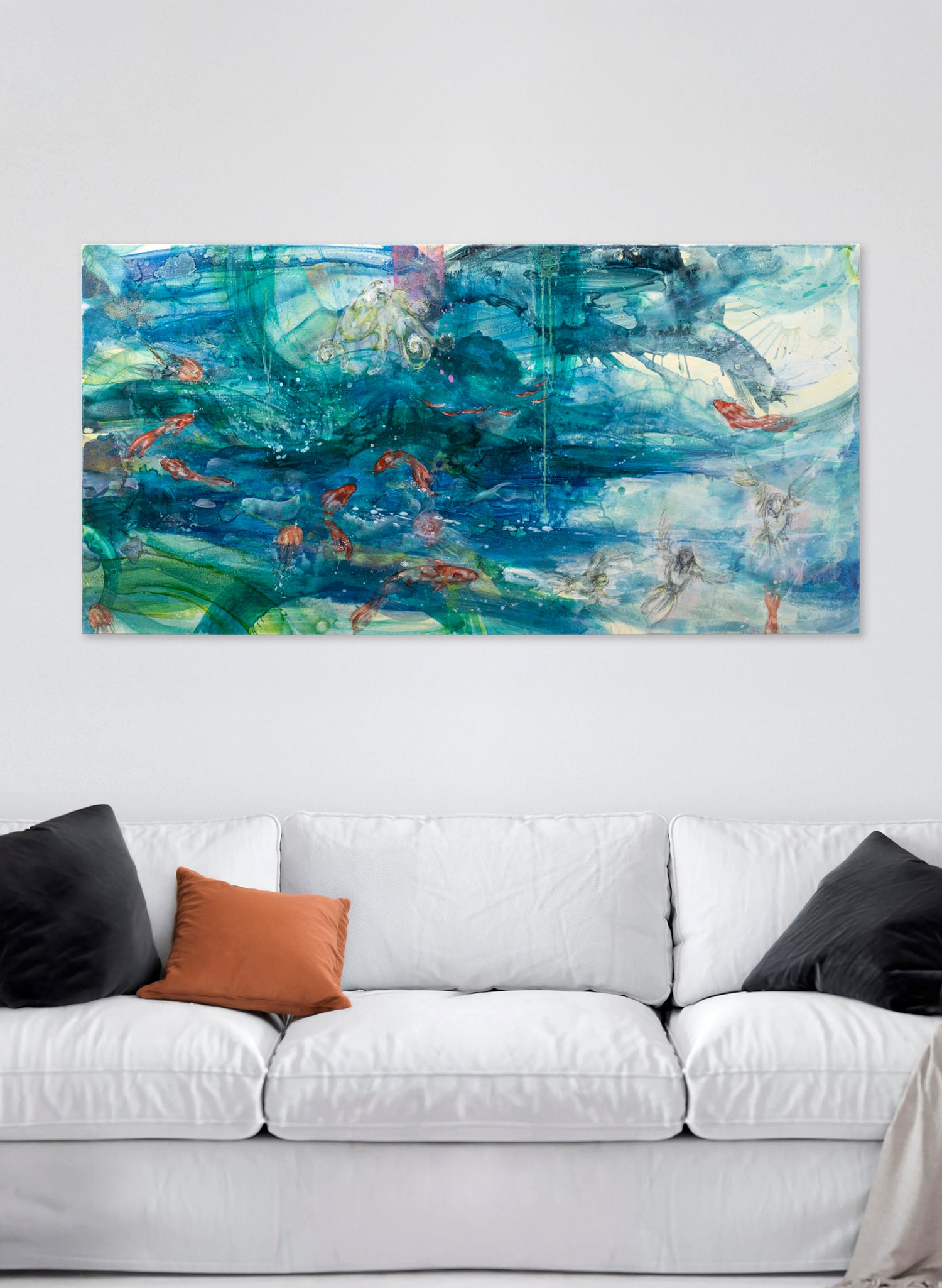 Flying Into The Storm - Original Painting