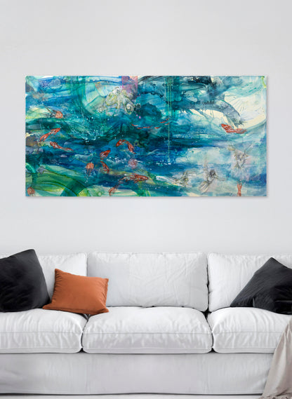 Flying Into The Storm - Original Painting