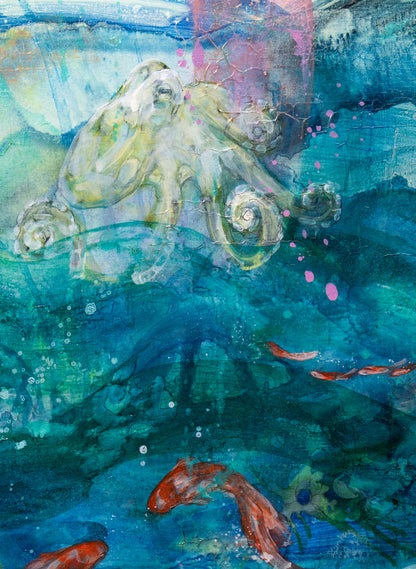 Flying Into The Storm - Original Painting