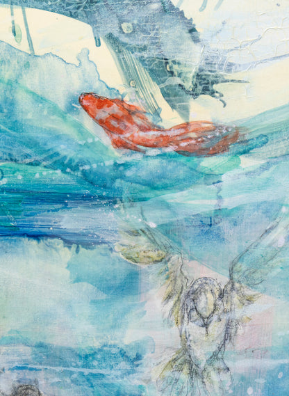 Flying Into The Storm - Original Painting