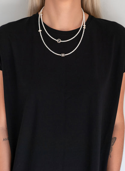 Still Point White - Necklace