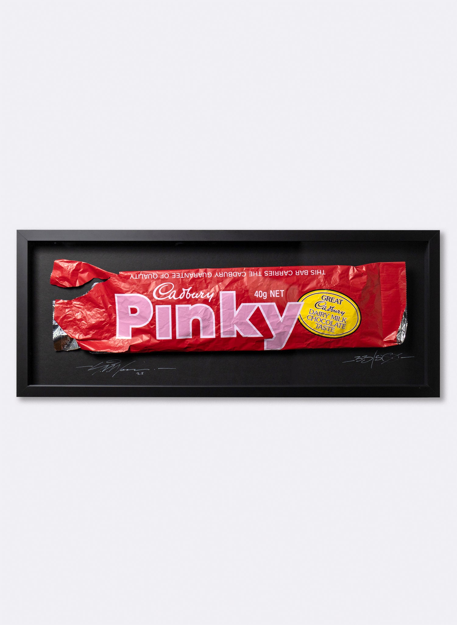 Framed Pinky Wrapper - Black Frame