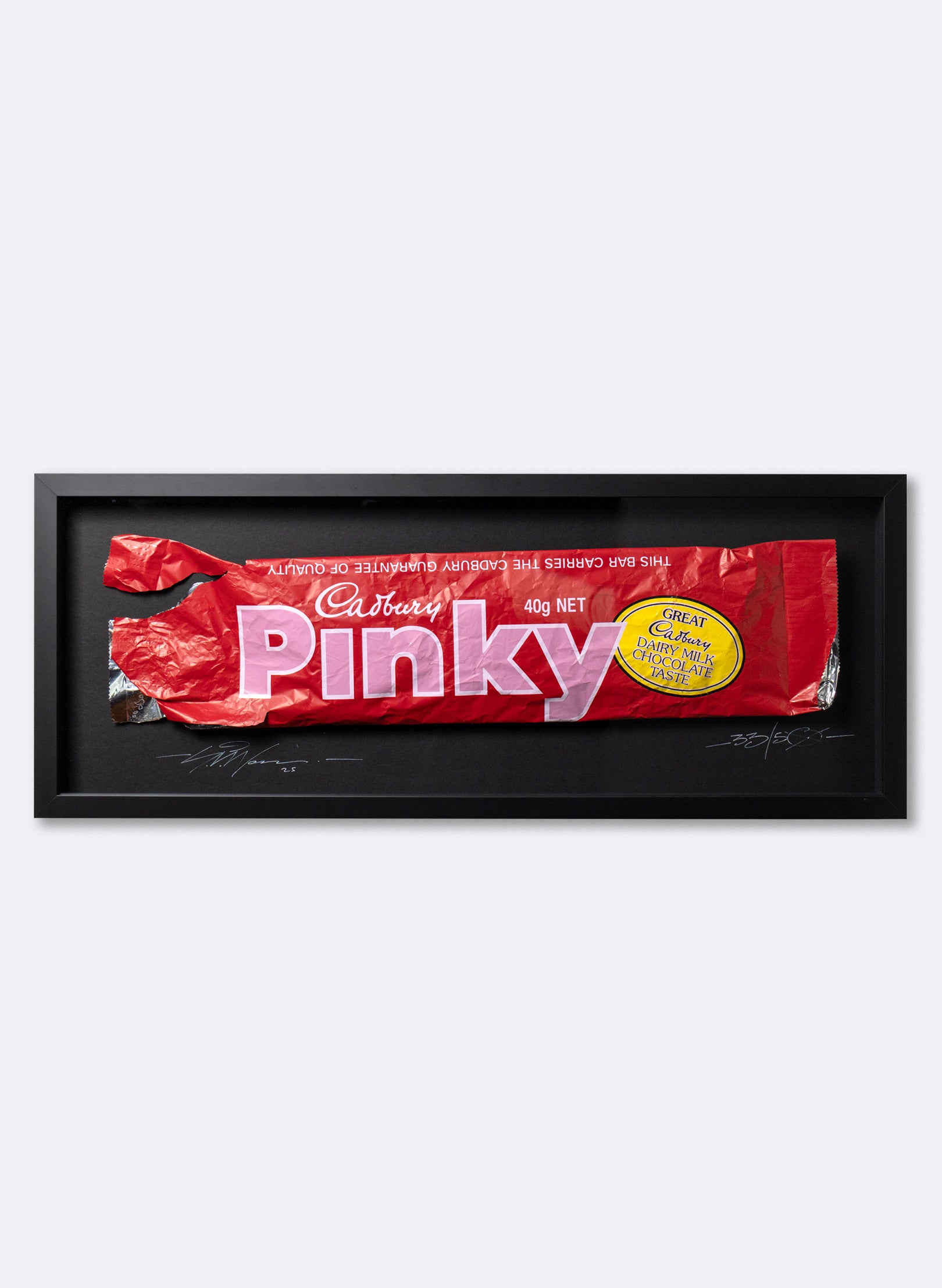 Framed Pinky Wrapper - Black Frame