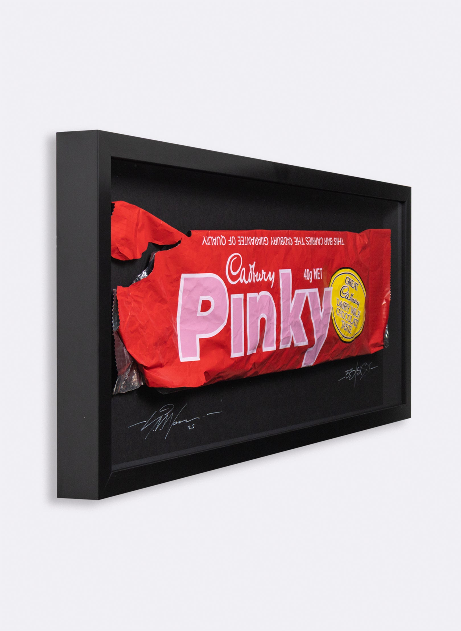 Framed Pinky Wrapper - Black Frame