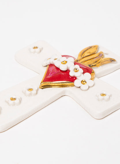 Small Sacred Heart Cross