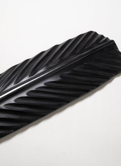 Black Huia Feather Swamp Kauri 650mm
