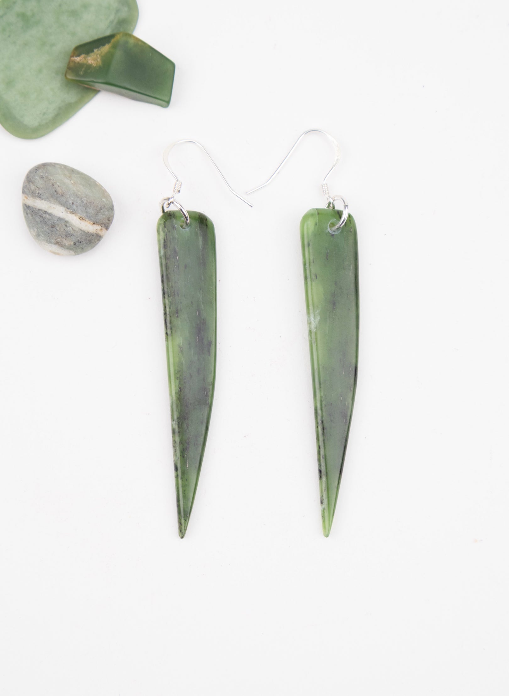 Pounamu Drop Earrings