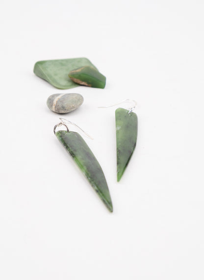 Pounamu Drop Earrings