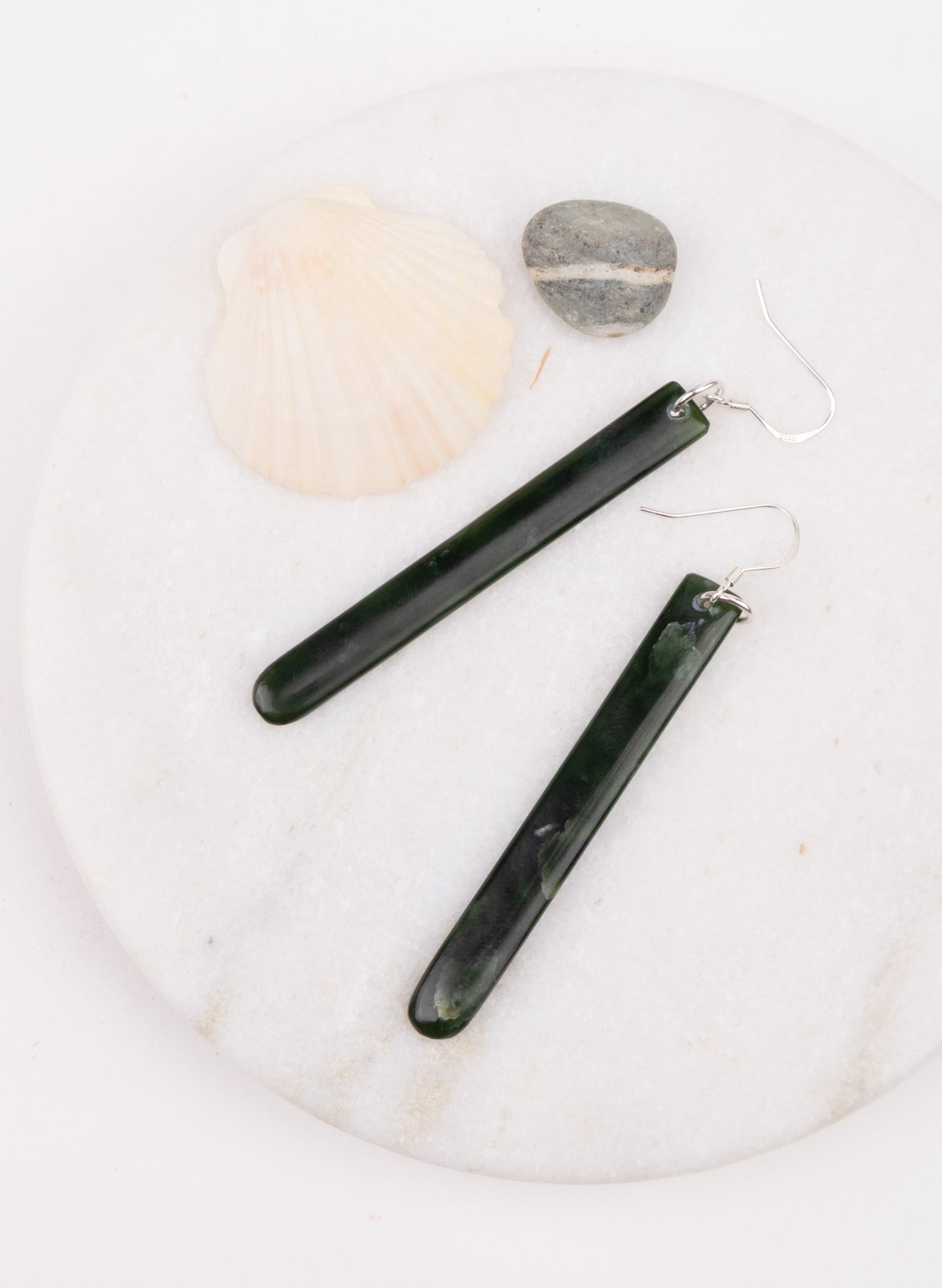 Pounamu Drop Earrings