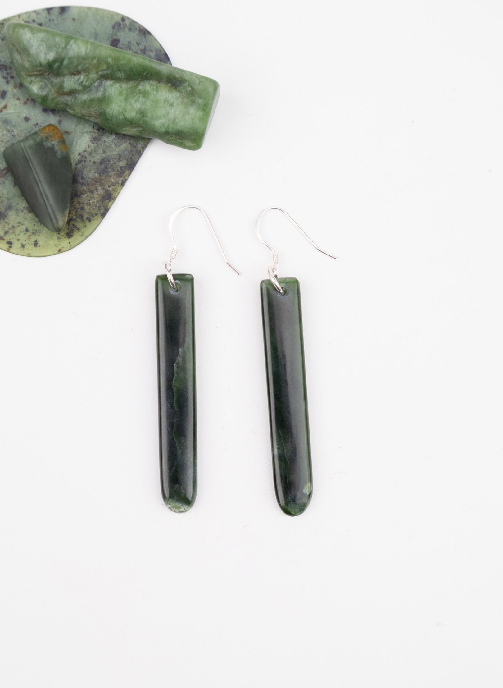 Pounamu Drop Earrings