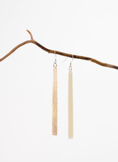 Large Whalebone Drop Earrings