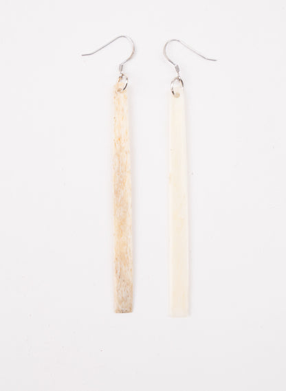 Large Whalebone Drop Earrings