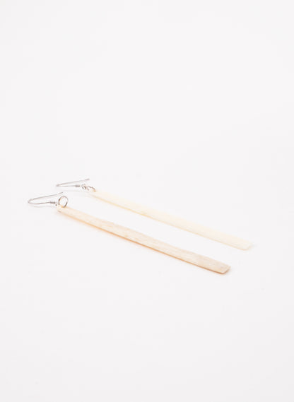 Large Whalebone Drop Earrings