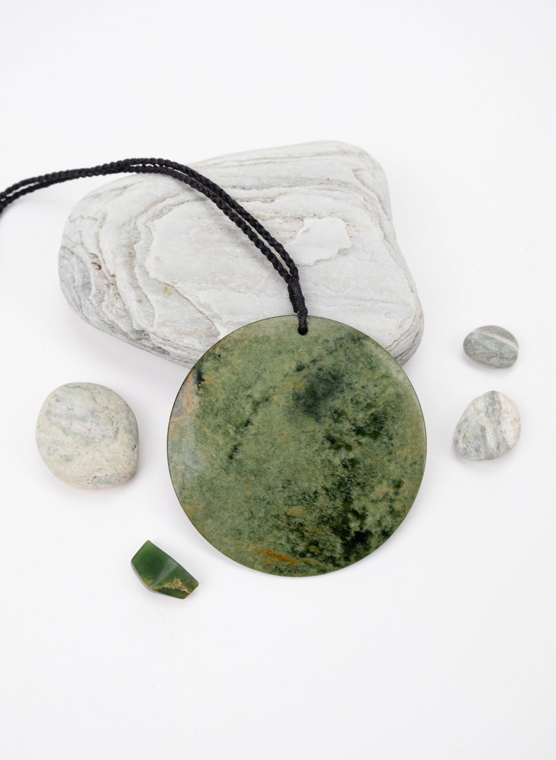 Pounamu Disc Pendant