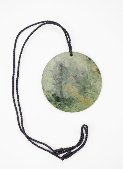 Pounamu Disc Pendant