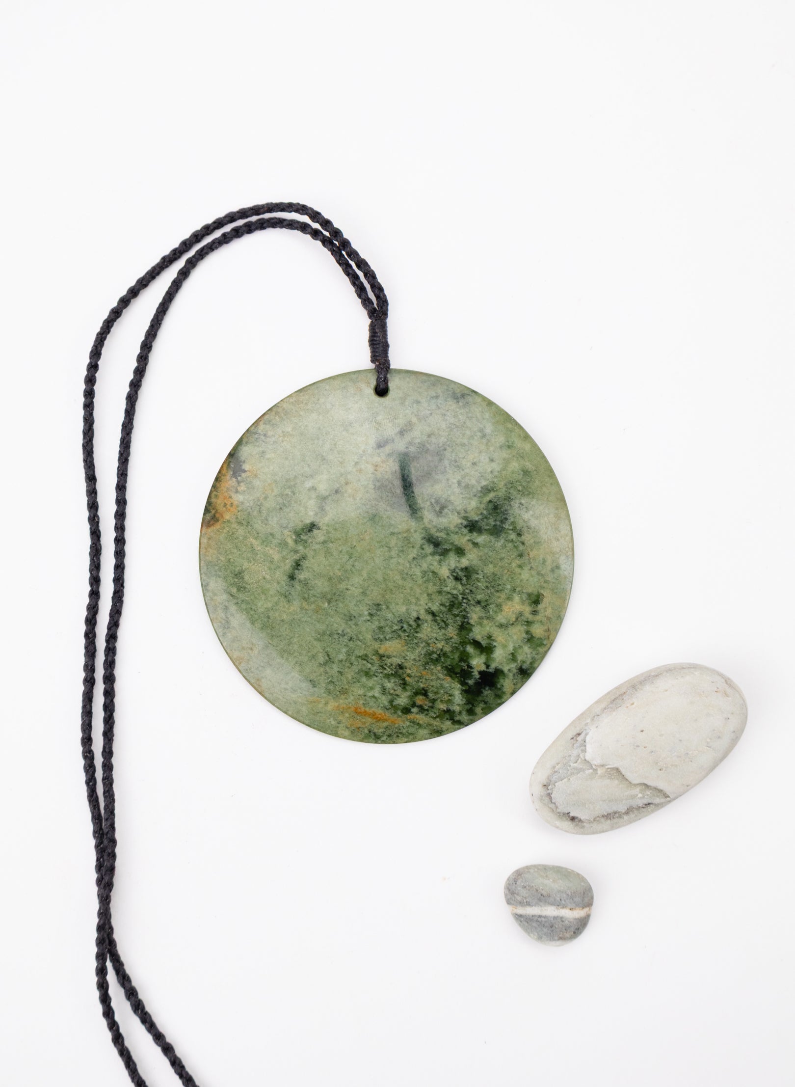 Pounamu Disc Pendant