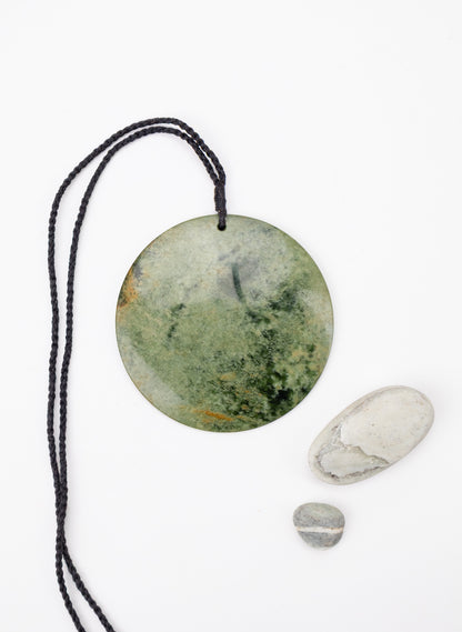 Pounamu Disc Pendant