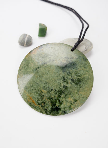 Pounamu Disc Pendant