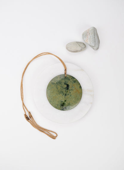 Large Pounamu Shield Pendant