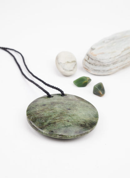 Pounamu Disc Pendant