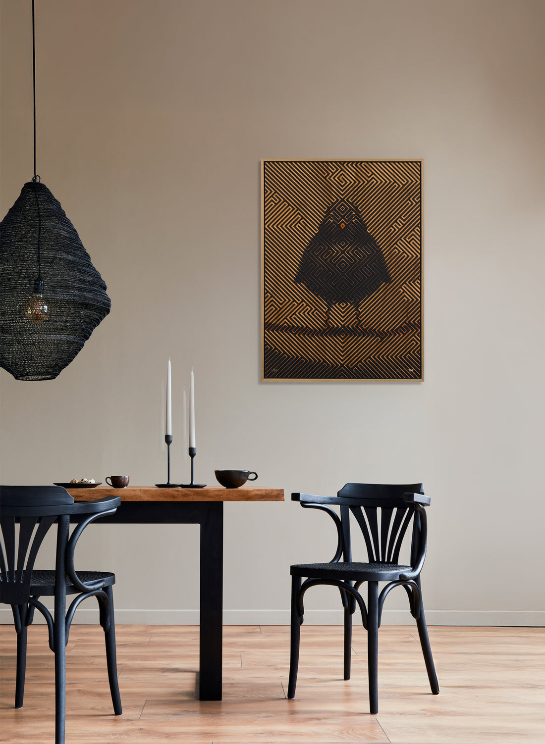 Woodland Black Robin